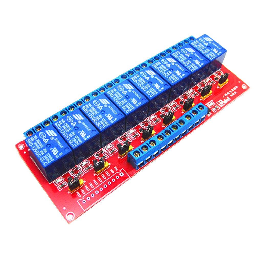 ⚡️Buy Maxbell 12V 8-Channel Relay Module with Optocoupler H/L Level ...