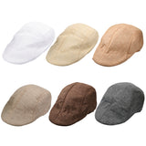 Maxbell Womens Fashionable Comfortable Lightweight Beret Hat Sun Hat Summer Clothing Accessory Khaki