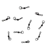 Maxbell 10 Pieces Flexi Ring Swivels Quick Change Swivels Size 11 Terminal Tackle