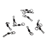 Maxbell 10 Pieces Flexi Ring Swivels Quick Change Swivels Size 11 Terminal Tackle