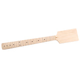 Maxbell 22 Frets Maple Wooden Guitar Neck Fingerboard DIY Accessory Natural Color