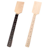 Maxbell 22 Frets Maple Wooden Guitar Neck Fingerboard DIY Accessory Natural Color