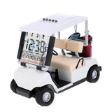 Maxbell Mini Golf Cart Alarm Clock with Thermometer Date Display Random Color