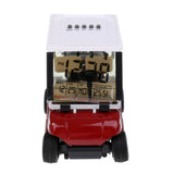 Maxbell Mini Golf Cart Alarm Clock with Thermometer Date Display Random Color