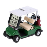 Maxbell Mini Golf Cart Alarm Clock with Thermometer Date Display Random Color