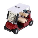 Maxbell Mini Golf Cart Alarm Clock with Thermometer Date Display Random Color