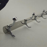 Maxbell Wall Door Bathroom Bedroom Mounted Hanger 6 Hooks Coat Hat Towel Hook Rack