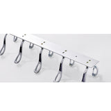 Maxbell Easy Install Retro 5-Hook Wall Hanger Robe Towel Hanger Rack Metal Holder Home Bathroom Bedroom Kitchen Door Decor