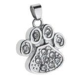 Maxbell Cremation Jewelry Dog Cat Paw Pendant Keepsake Memorial Urn Pet Ashes Holder