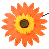 Maxbell Beautiful 36cm DIY Sunflower Windmill Wind Rotator Kid Outdoor Playground Toy Nursery Venue Decor Kits Orange