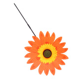 Maxbell Beautiful 36cm DIY Sunflower Windmill Wind Rotator Kid Outdoor Playground Toy Nursery Venue Decor Kits Orange