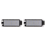 Maxbell Pair 18LED License Number Plate Lights For Renault Clio Megane Master Laguna