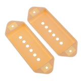 Maxbell 2PCS Guitar Pickup Covers P-90 Dog-ear 50/52mm Pole Spacing for Guitar Cream