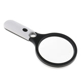 Maxbell Handheld 4 LED Antique Magnifier Magnifying Glass 4X 30X Jewelry Loupe Lens