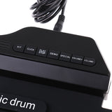 Maxbell G102 Portable Foldable Silicone Electronic Drum Pad Kit Digital USB Roll-up with Drumstick Foot Pedal Audio Cable