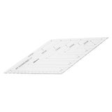 Maxbell 11.5 Cut 45 Degree Diamond Rhombus Template Quilting Ruler for DIY Patchwork