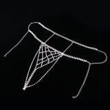 Maxbell Fashion Lady Body Chain Jewelry Bikini Bra Top Harness Underwear Jewelry Set