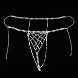 Maxbell Fashion Lady Body Chain Jewelry Bikini Bra Top Harness Underwear Jewelry Set