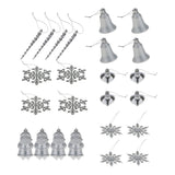 Maxbell 24pcs Luxury Mixed Christmas Party Ornaments Xmas Tree Hanging Decor