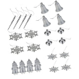 Maxbell 24pcs Luxury Mixed Christmas Party Ornaments Xmas Tree Hanging Decor