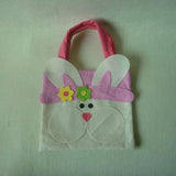 Maxbell Pack of 2 Lovely Easter Rabbit Bunny Fabric Tote Kids Gift Egg Bags