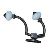 Maxbell Imitation Ceramic Double Heads Coat Towel Robe Door Wall Closet Hook Hanger
