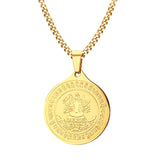 Maxbell Gold Figure of Buddha Pendant Chain Necklace Fashion Jewelry Gift for Men Women