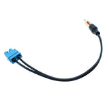 Maxbell Dual Twin Male Fakra to DIN Radio Aerial Mast Antenna Adapter for VW AUDI