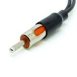 Maxbell Dual Twin Male Fakra to DIN Radio Aerial Mast Antenna Adapter for VW AUDI