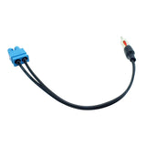 Maxbell Dual Twin Male Fakra to DIN Radio Aerial Mast Antenna Adapter for VW AUDI