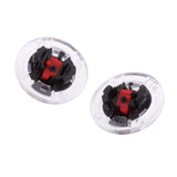 Maxbell Pair Helmet Screen Lens Mounting Fix Base with Rotate Switch for LS2 Helmet