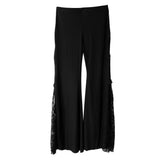 Maxbell Women Belly Dance Costumes Crystal Cotton Lace Belly Dancing Pants Trousers