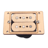 Maxbell 1Pc Dual Coil Humbucking Pickup Maple Replacement Parts for Cigar Box Guitar