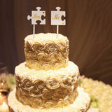 Maxbell Set of 2pcs Mrs Mr Wooden Cake Topper Sticks Wedding Cake Photo Props