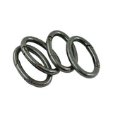 Maxbell 4pcs Oval Carabiner Camp Spring Snap Clip Hook Keychain Climbing 48x30mm