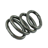 Maxbell 4pcs Oval Carabiner Camp Spring Snap Clip Hook Keychain Climbing 48x30mm