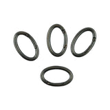 Maxbell 4pcs Oval Carabiner Camp Spring Snap Clip Hook Keychain Climbing 48x30mm