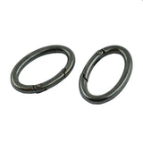 Maxbell 4pcs Oval Carabiner Camp Spring Snap Clip Hook Keychain Climbing 48x30mm