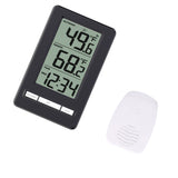 Maxbell Wireless Digital Thermometer Clock with Indoor Outdoor Temperature Sensor