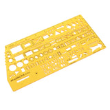 Maxbell 1 Piece Multifunction Plastic Markings Technical Drawing Template Stencil 1:50000 Plotting Scale