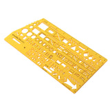 Maxbell 1 Piece Multifunction Plastic Markings Technical Drawing Template Stencil 1:50000 Plotting Scale