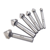 Maxbell Durable 6Pieces 6.3mm-20.5mm HSS Countersink Bore Set Shank Chamfer Drill Bit