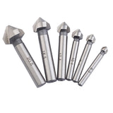 Maxbell Durable 6Pieces 6.3mm-20.5mm HSS Countersink Bore Set Shank Chamfer Drill Bit