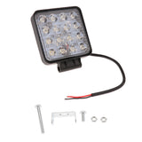 Maxbell 5 '' Square 48W LED Work Light Flood Lamp ATV Truck Boat Auto Car 12V/24V