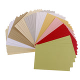 Maxbell 50 Sheets/Pack Scrapbooking Pearlescent Paper Cardstock DIY Handmade Card for Crafts