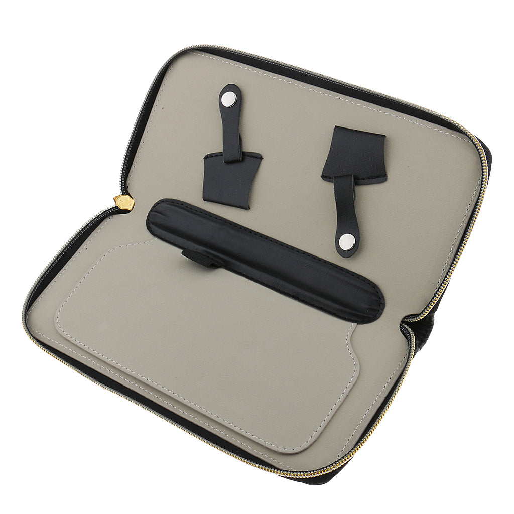 Maxbell Leather Hairdressing Scissors Shear Clips Combs Salon Tools Holder Holster Barber Pouch Case Bag