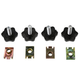 Maxbell Black Hard Saddlebag Locks Mounting Security Theft Deterrent For Harley Motorcycle