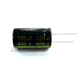 Maxbell 5 Pieces Radial Electronics Series Electrolytic Capacitor Assorted Kit, Long Life, Low Impedance 32x18mm DC 400V 120uf