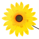 Maxbell 36cm DIY Sunflower Windmill Pinwheel Kids Outdoor Camping Beach Toy Home Garden Yard Decor Yellow