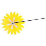 Maxbell 36cm DIY Sunflower Windmill Pinwheel Kids Outdoor Camping Beach Toy Home Garden Yard Decor Yellow